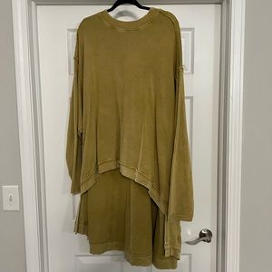 Free People Iggy Pullover in Yellow